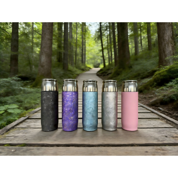 Titanium Kettle With An Icy Floral Pattern